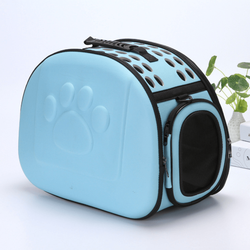 Sac de transport pour chat "Deluxe" accessoires chat Au bonheur du chat - Boutique d'accessoires pour votre chat Bleu ciel 