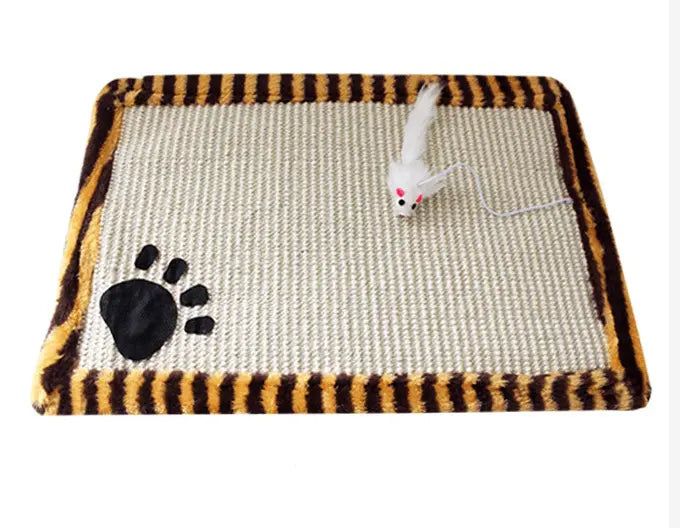 Griffoir pour chat Patte – Jaune et noir